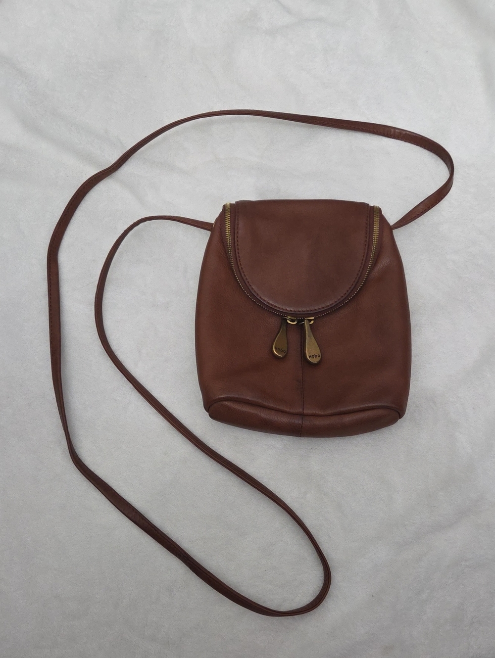 Hobo Small Leather Crossbody Bag